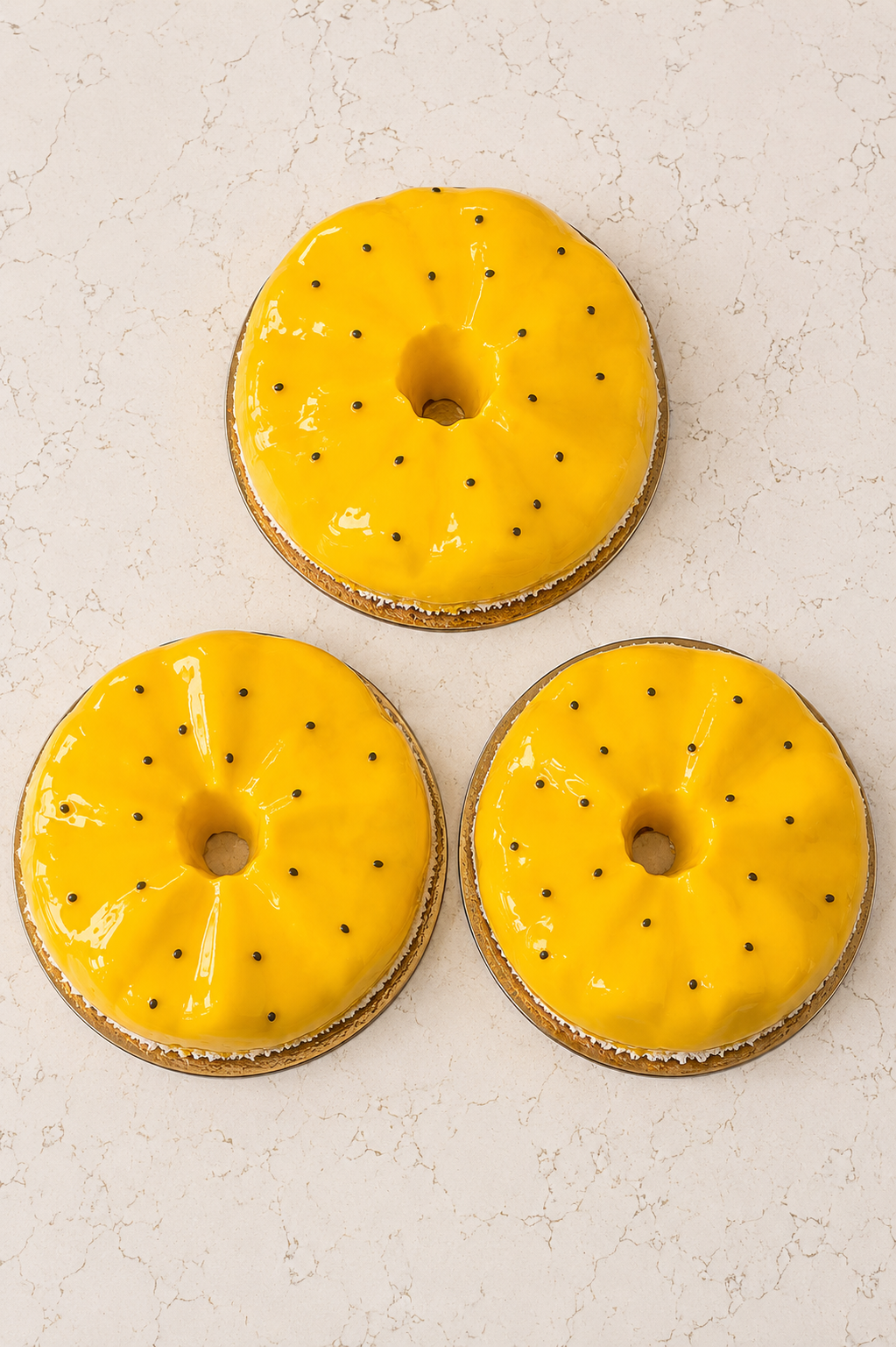 Passionfruit Mousse Cake