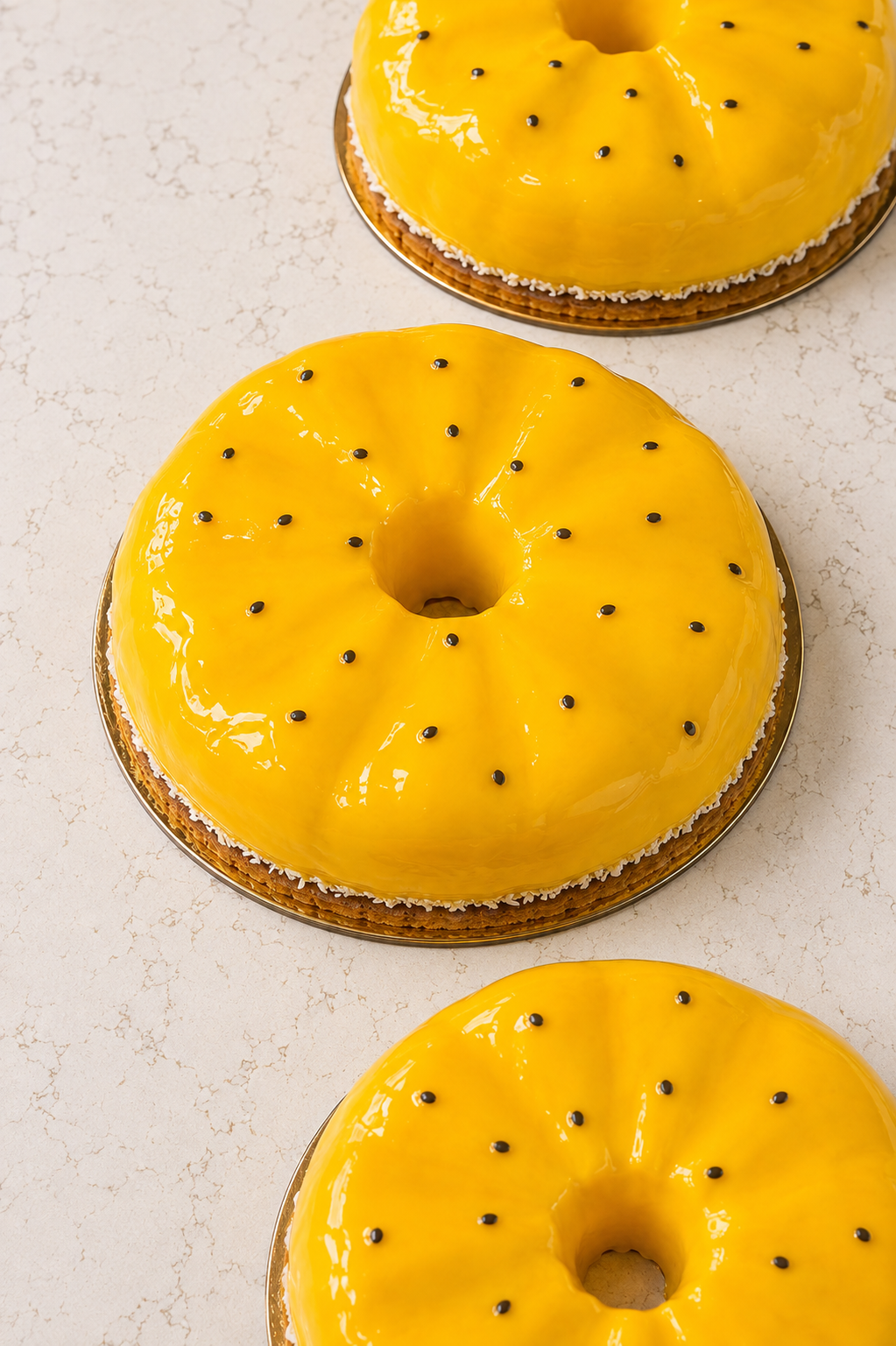 Passionfruit Mousse Cake