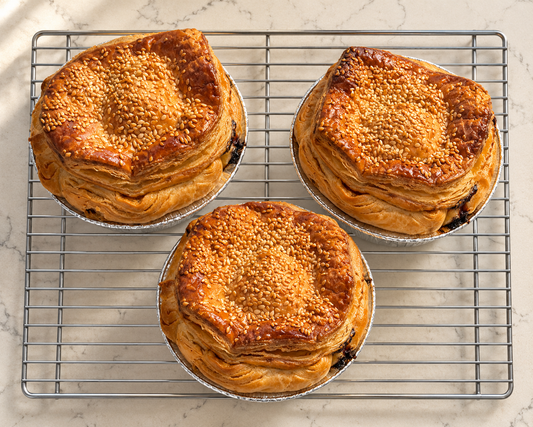 Boardroom Box – beef & chorizo pies