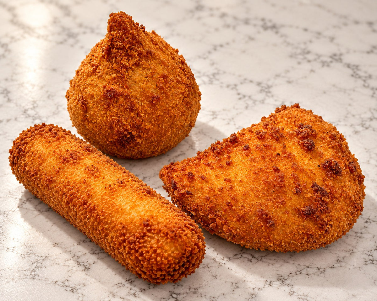 Party Bites Dozen – rissois, coxinha and croquette